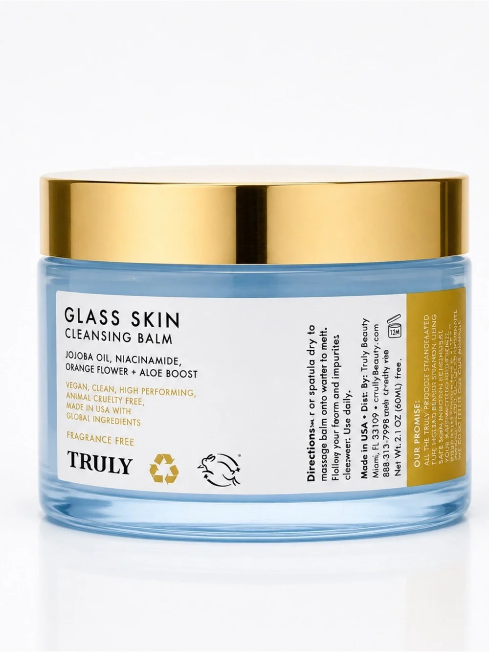 TRULY - Glass Skin Cleansing Balm, 3 fl oz